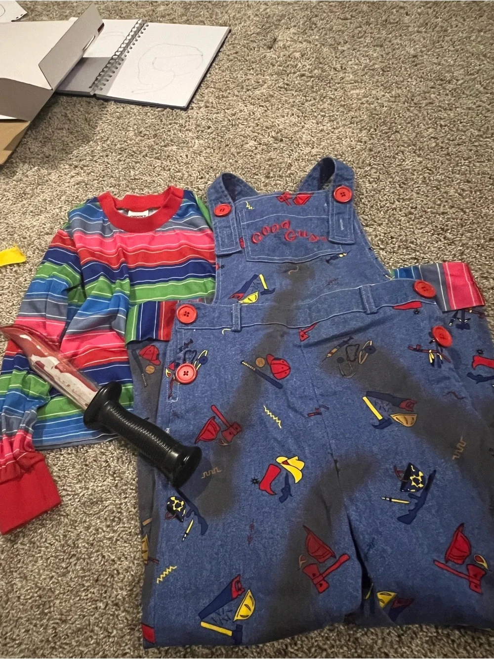 Spirit Chucky Child Blue Overalls Costume